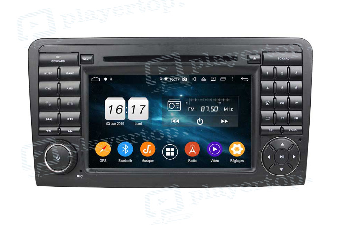 Autoradio Bluetooth micro déporté